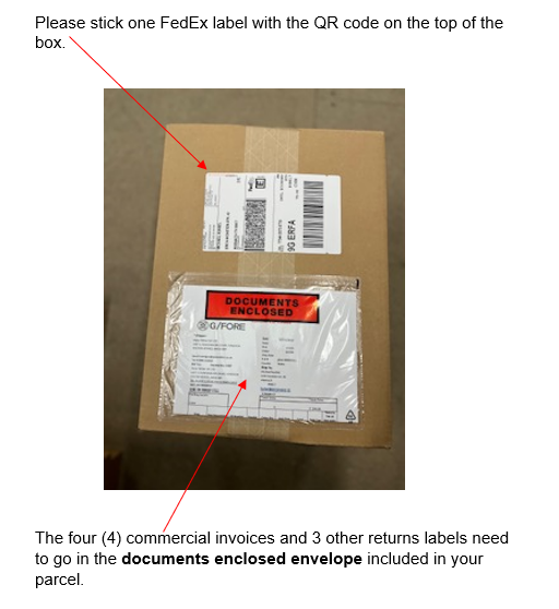 How do I make a return from the EU? G/FORE UK